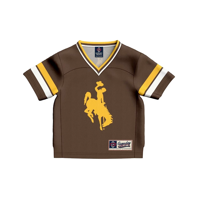 Toddler GameDay Greats 1 Wyoming Cowboys Lightweight Collegiate Football Fashion Jersey