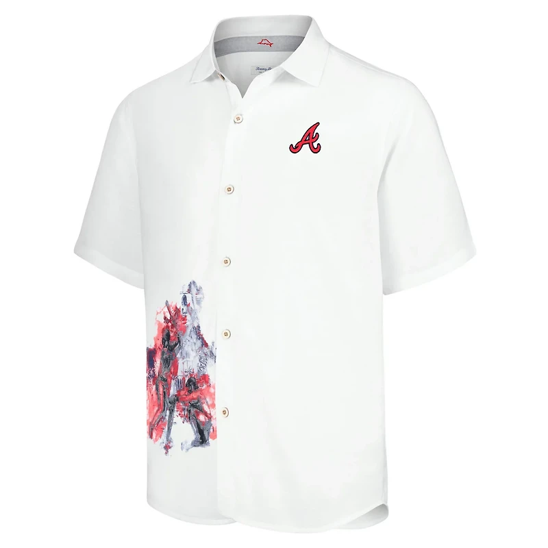 Tommy Bahama Atlanta Braves Veracruz Ace Islanders Button-Up Shirt