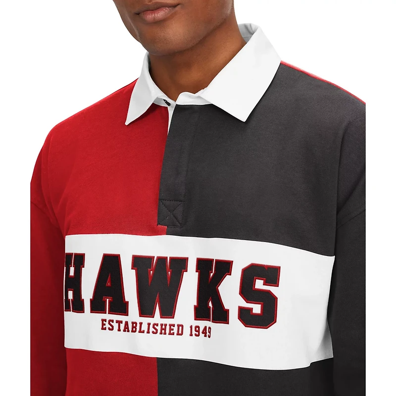 Tommy Jeans /Black Atlanta Hawks Ronnie Rugby Long Sleeve T-Shirt