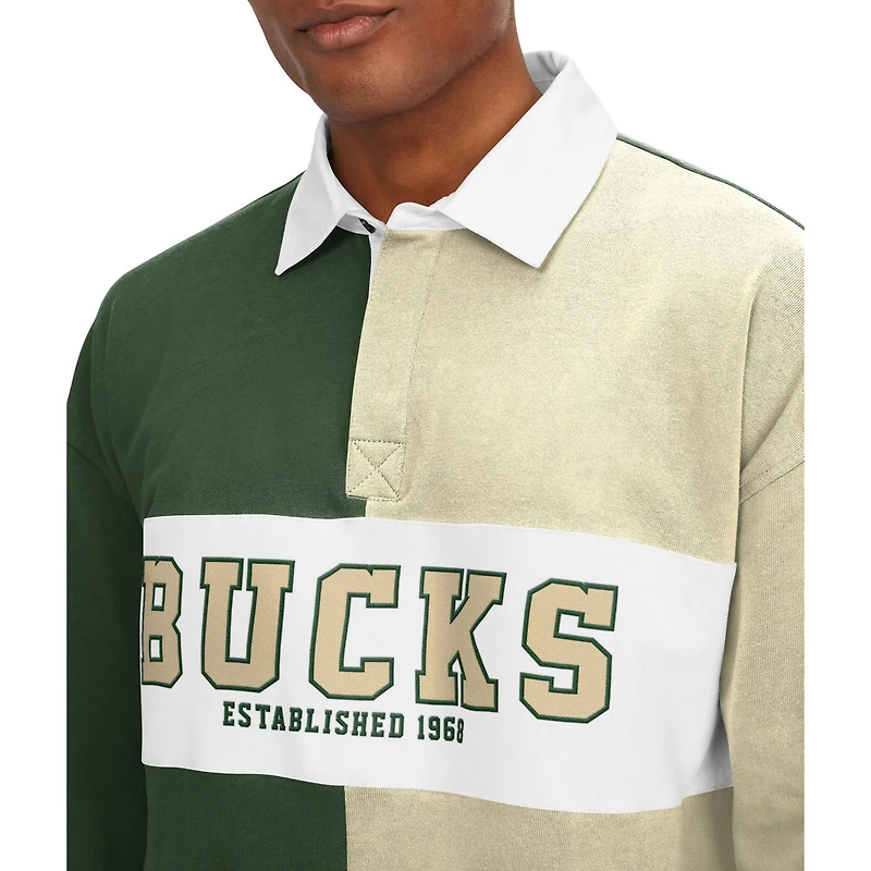 Tommy Jeans /Cream Milwaukee Bucks Ronnie Rugby Long Sleeve T-Shirt