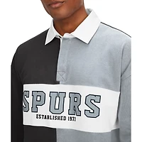 Tommy Jeans /Gray San Antonio Spurs Ronnie Rugby Long Sleeve T-Shirt