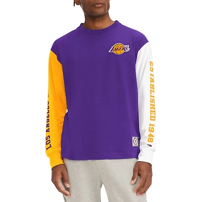 Tommy Jeans Los Angeles Lakers Richie Color Block Long Sleeve T-Shirt