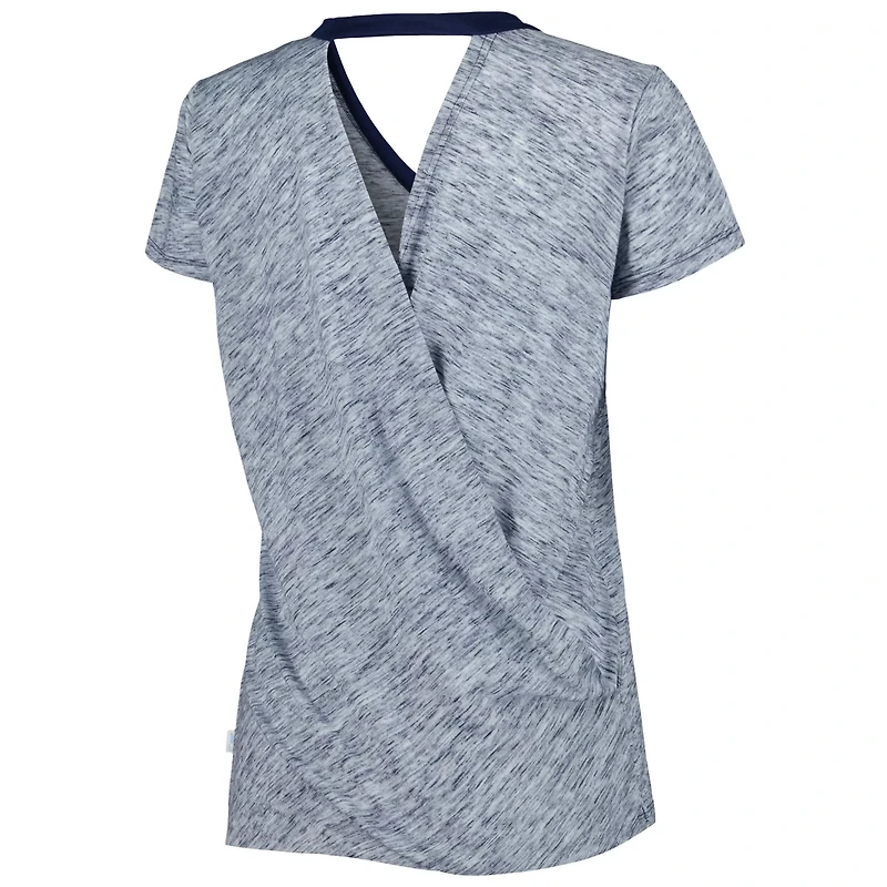 Touch Boston Red Sox Halftime Back Wrap Top V-Neck T-Shirt