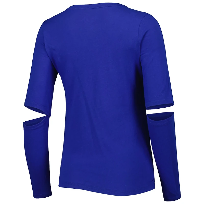 Touch Chicago Cubs Formation Long Sleeve T-Shirt