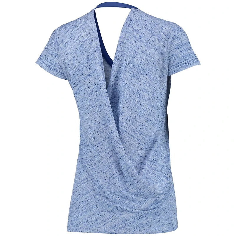 Touch Chicago Cubs Hail Mary V-Neck Back Wrap T-Shirt