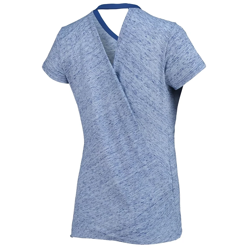 Touch Kansas City s Hail Mary Back Wrap Space-Dye V-Neck T-Shirt