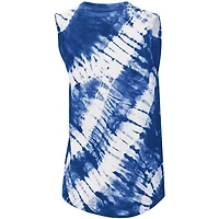 Touch Los Angeles Dodgers Money Ball Tie-Dye Tank Top
