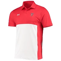 Under Armour /White Texas Tech Raiders 2022 Blocked Coaches Performance Polo
