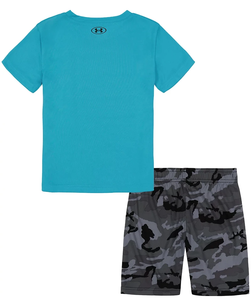 Under Armour Boys' 4-7 Woodland Camo Set