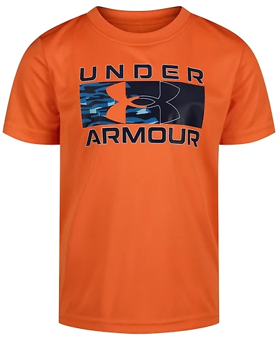 Under Armour Boys' Sediment Camo Logo T-shirt