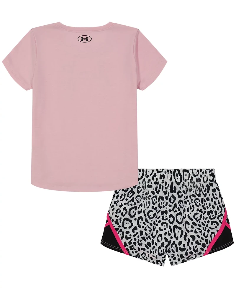 Under Armour Girls' Go Wild T-shirt and Shorts Set