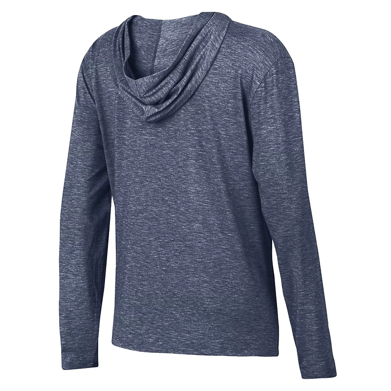 Under Armour Heather Notre Dame Fighting Irish Tri-Blend Breezy Long Sleeve Hoodie T-Shirt