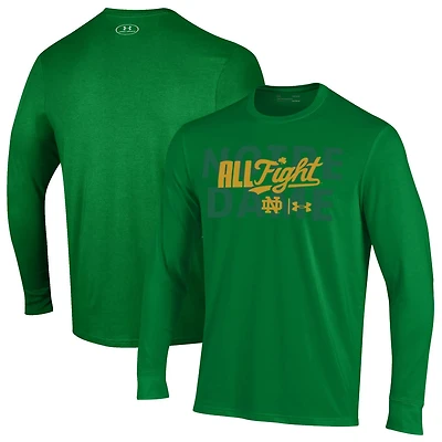 Under Armour Kelly Notre Dame Fighting Irish All Fight Long Sleeve T-Shirt