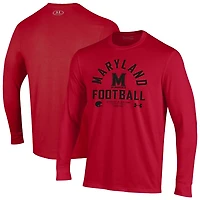 Under Armour Maryland Terrapins 2025 Sideline Football Performance Long Sleeve T-Shirt