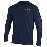 Under Armour Midshipmen Distressed Jolly Rogers Performance Long Sleeve T-Shirt