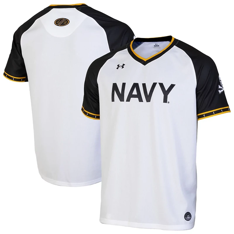 Under Armour Navy Midshipmen Replica Full-Button Baseball Jersey