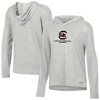 Under Armour South Carolina Gamecocks Tri-Blend Breezy Long Sleeve Hoodie T-Shirt