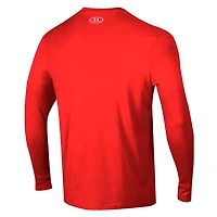 Under Armour Wisconsin Badgers 2025 Sideline Football Performance Cotton Long Sleeve T-Shirt