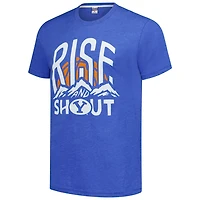 Unisex Charlie Hustle BYU Cougars Rise and Shout T-Shirt