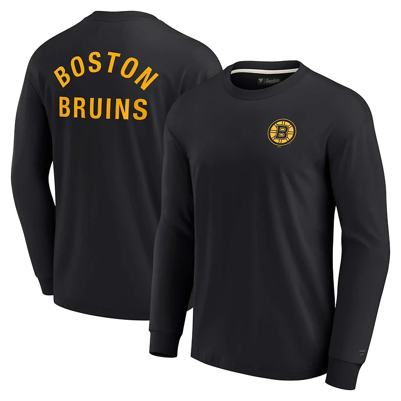 Unisex Fanatics Boston Bruins Elements Super Soft Long Sleeve T-Shirt