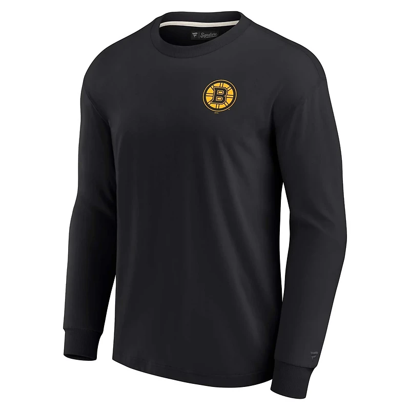 Unisex Fanatics Boston Bruins Elements Super Soft Long Sleeve T-Shirt