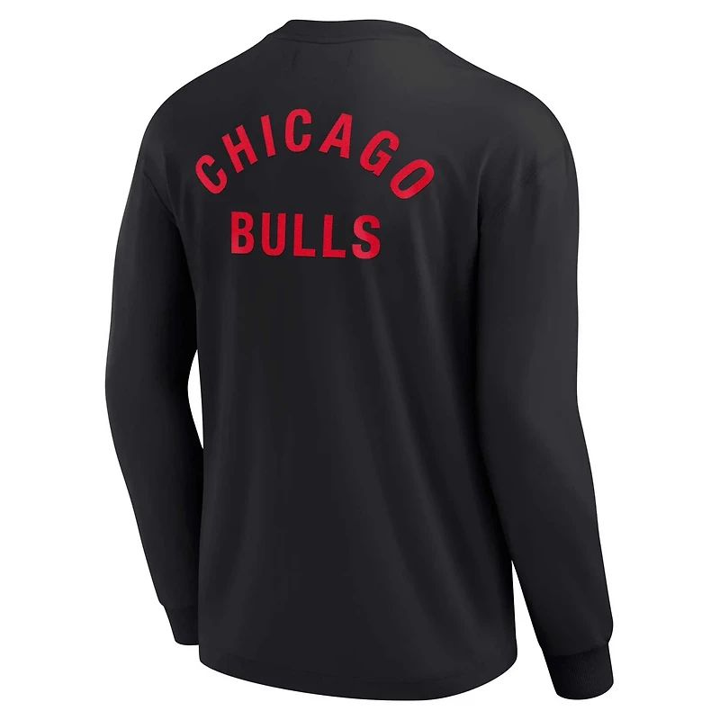 Unisex Fanatics Chicago Bulls Elements Super Soft Long Sleeve T-Shirt