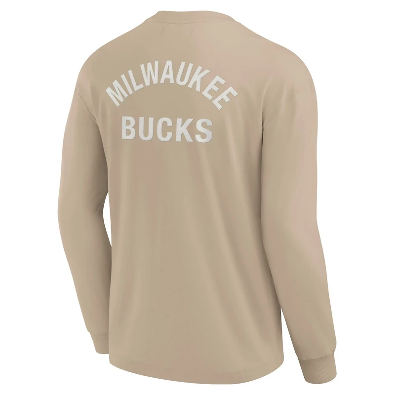 Unisex Fanatics Milwaukee Bucks Elements Super Soft Long Sleeve T-Shirt