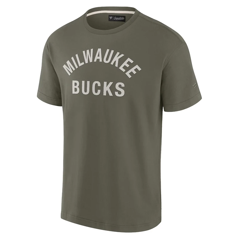 Unisex Fanatics Milwaukee Bucks Elements Super Soft Short Sleeve T-Shirt
