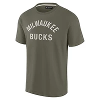 Unisex Fanatics Milwaukee Bucks Elements Super Soft Short Sleeve T-Shirt