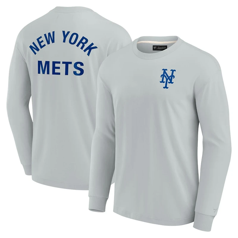 Unisex Fanatics New York Mets Elements Super Soft Long Sleeve T-Shirt
