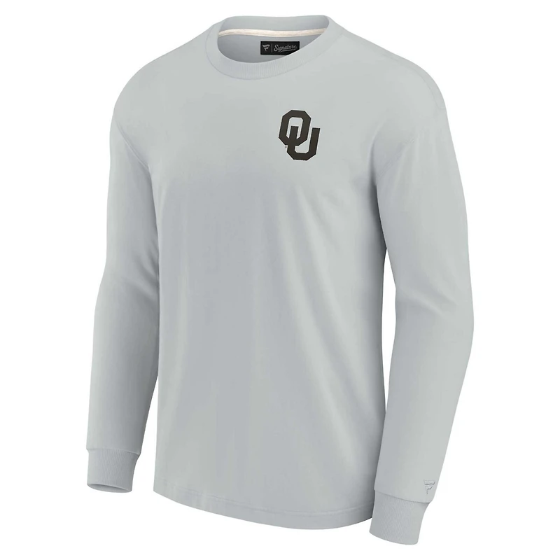 Unisex Fanatics Signature Oklahoma Sooners Elements Super Soft Long Sleeve T-Shirt