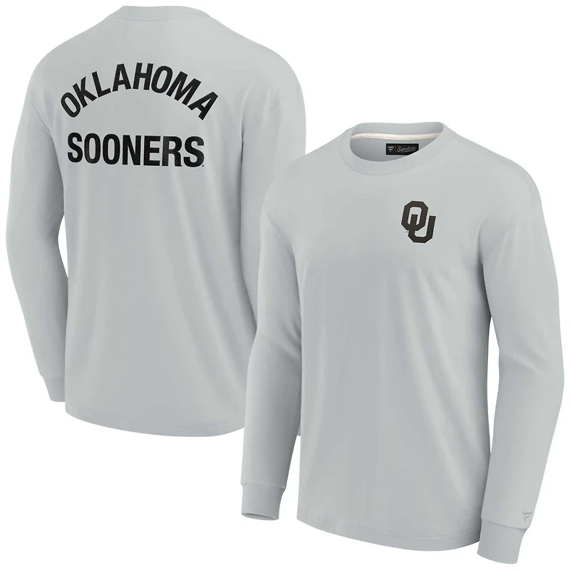 Unisex Fanatics Signature Oklahoma Sooners Elements Super Soft Long Sleeve T-Shirt