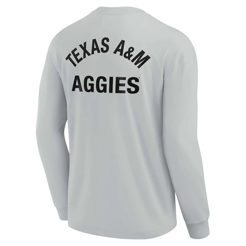 Unisex Fanatics Signature Texas AM Aggies Elements Super Soft Long Sleeve T-Shirt