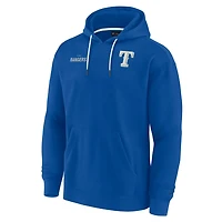 Unisex Fanatics Signature Texas Rangers Elements Super Soft Fleece Pullover Hoodie