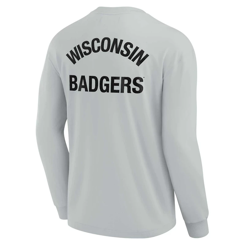 Unisex Fanatics Signature Wisconsin Badgers Elements Super Soft Long Sleeve T-Shirt