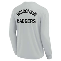 Unisex Fanatics Signature Wisconsin Badgers Elements Super Soft Long Sleeve T-Shirt