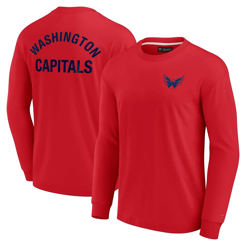 Unisex Fanatics Washington Capitals Elements Super Soft Long Sleeve T-Shirt