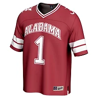 Unisex GameDay Greats 1 Alabama Tide Lightweight Collegiate Football Fashion Jersey