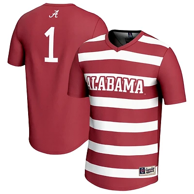 Unisex GameDay Greats 1 Alabama Tide Lightweight Soccer Fashion Jersey