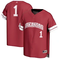 Unisex GameDay Greats 1 Arkansas Razorbacks Lightweight Collegiate Baseball Fashion Jersey