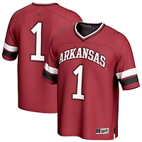 Unisex GameDay Greats 1 Arkansas Razorbacks Lightweight Collegiate Football Fashion Jersey