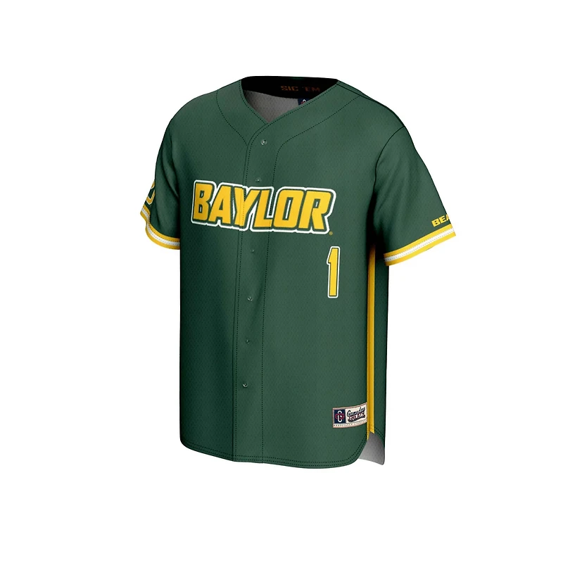 Unisex GameDay Greats 1 Baylor Bears Lightweight Baseball Fashion Jersey