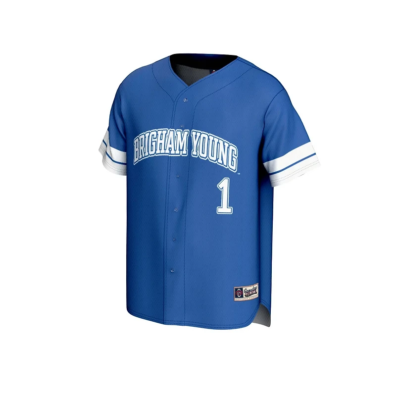 Unisex GameDay Greats 1 BYU Cougars Lightweight Collegiate Baseball Fashion Jersey