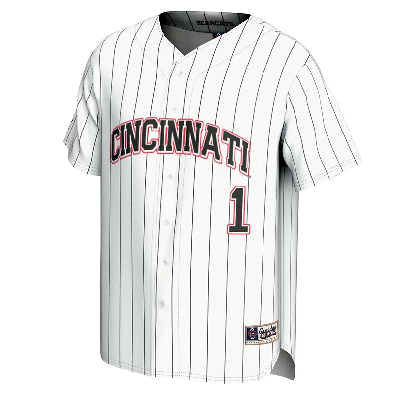 Unisex GameDay Greats 1 Cincinnati Bearcats Lightweight Baseball Fashion Jersey