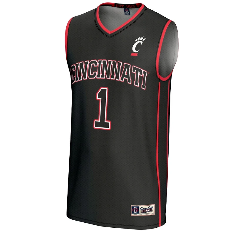 Unisex GameDay Greats 1 Cincinnati Bearcats Lightweight Basketball Fashion Jersey