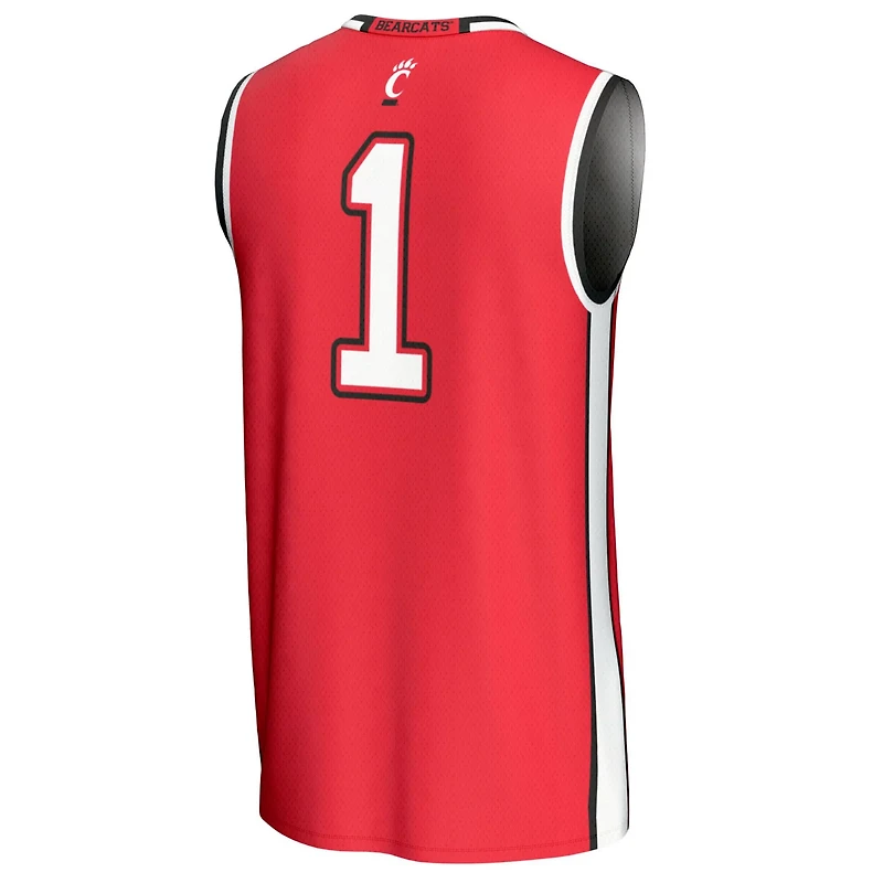 Unisex GameDay Greats 1 Cincinnati Bearcats Lightweight Basketball Fashion Jersey