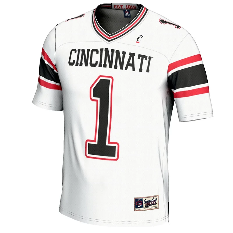 Unisex GameDay Greats 1 Cincinnati Bearcats Lightweight Football Fashion Jersey