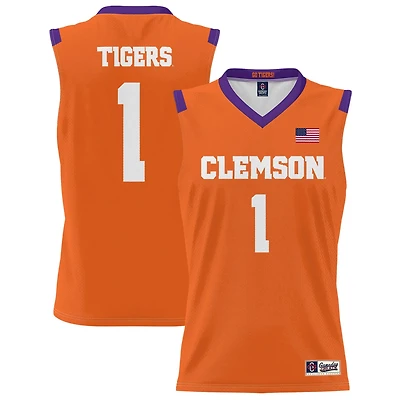 Unisex GameDay Greats 1 Clemson Tigers Lightweight Basketball Jersey