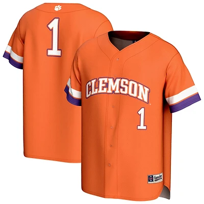 Unisex GameDay Greats 1 Clemson Tigers Lightweight Collegiate Baseball Fashion Jersey