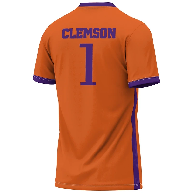 Unisex GameDay Greats 1 Clemson Tigers Lightweight Collegiate Soccer Fashion Jersey